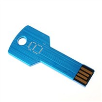 便攜與創(chuàng)意兼?zhèn)?科勒德鑰匙金屬U盤（淺藍(lán)色 32G）深度評(píng)測